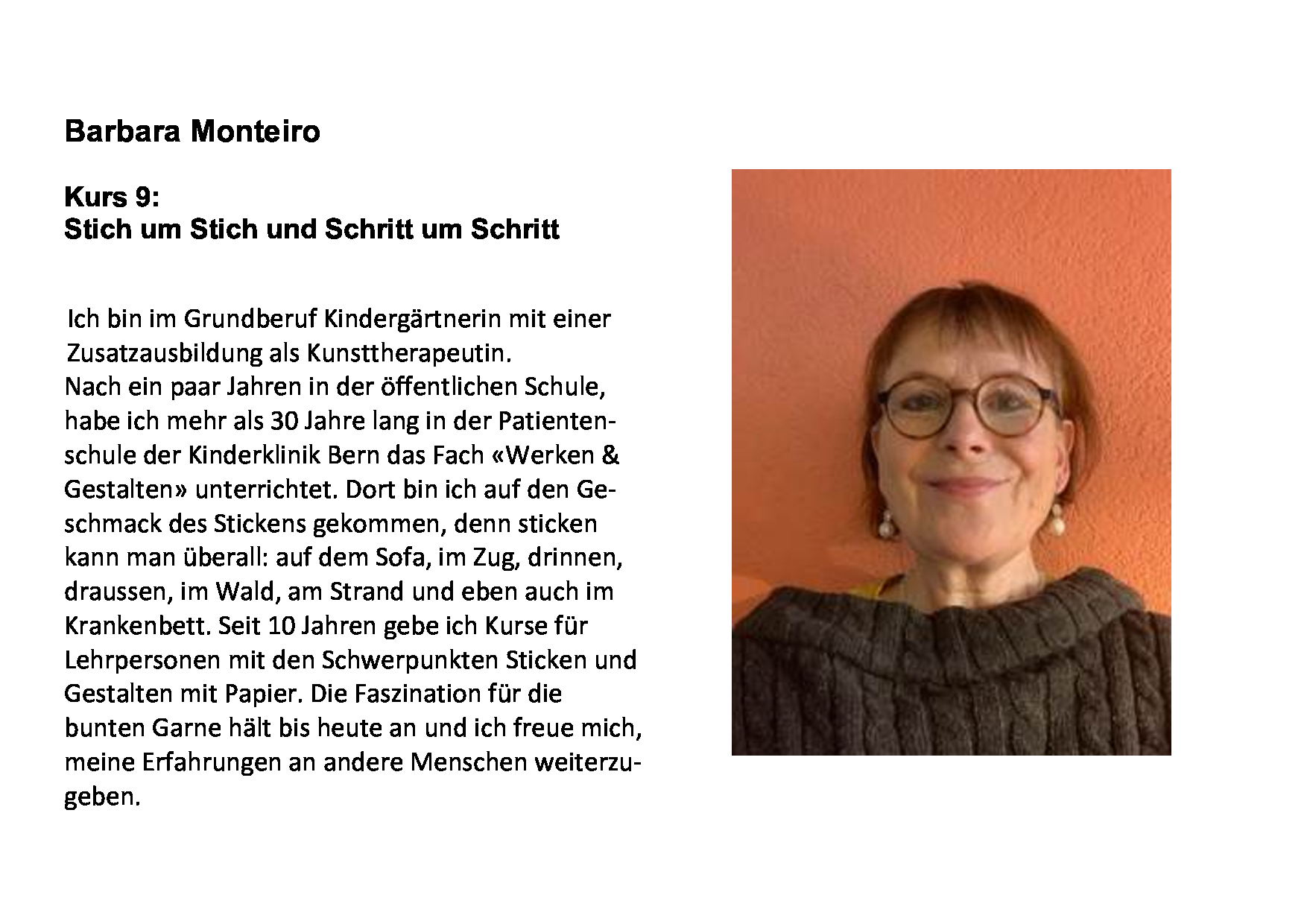 Barbara Monteiro, Bern