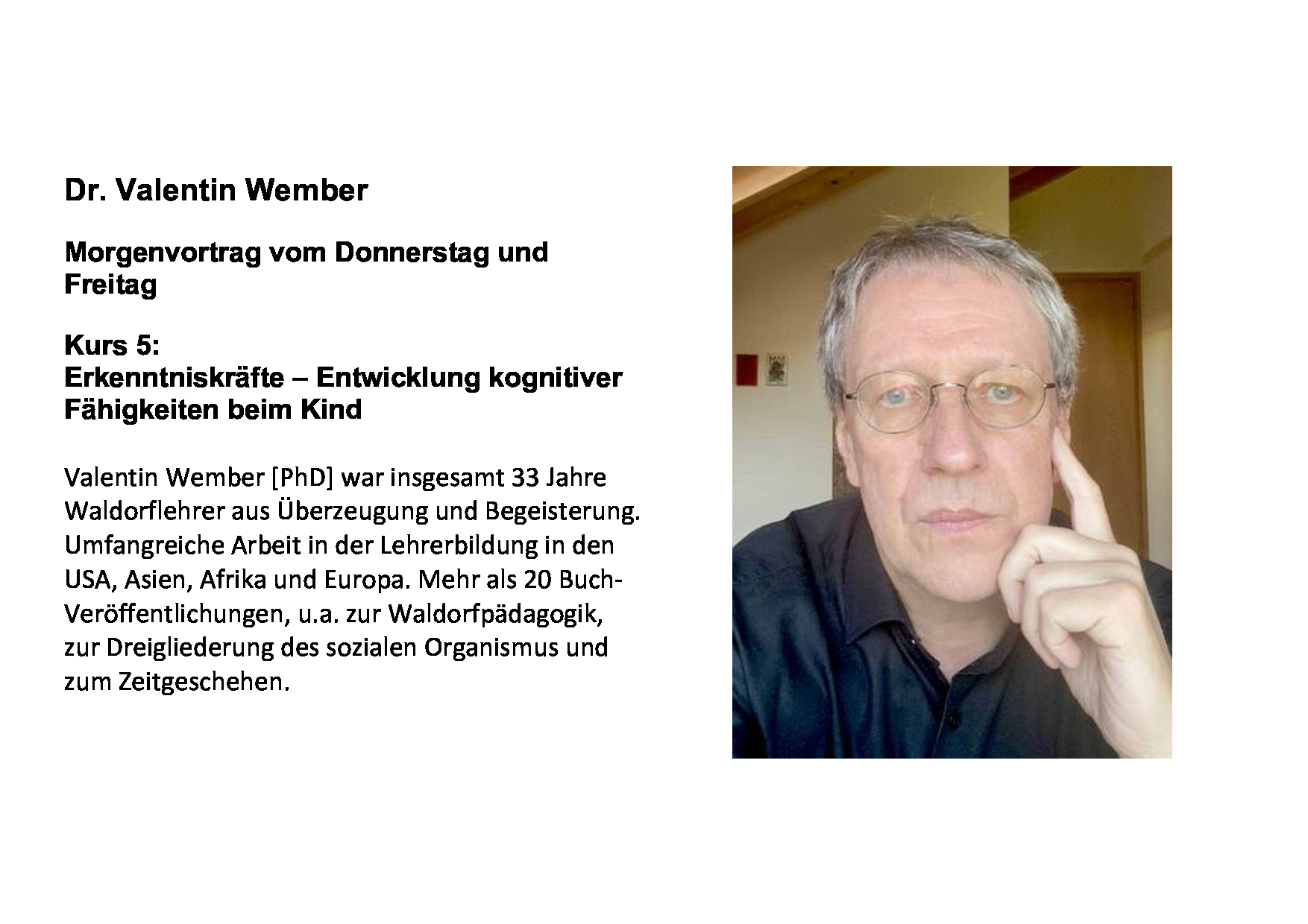 Valentin Wember, Tübingen